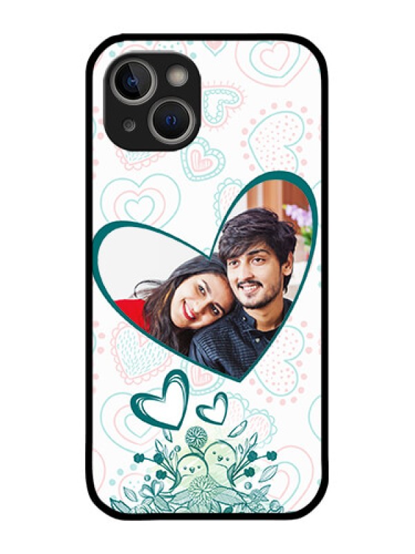 Custom iPhone 14 Plus Custom Metal Phone Case - Premium Couple Design