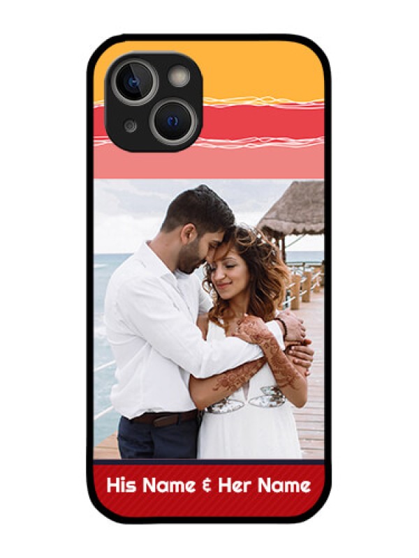 Custom iPhone 14 Plus Custom Metal Phone Case - Colorful Case Design