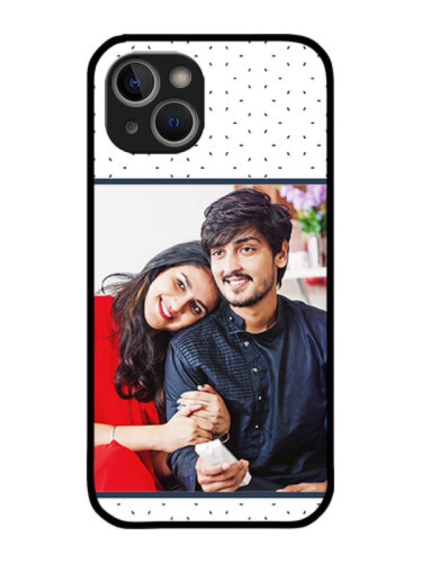 Custom iPhone 14 Plus Custom Metal Phone Case - Premium Dot Design