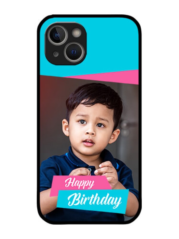 Custom iPhone 14 Plus Custom Metal Phone Case - Image Holder With 2 Color Design