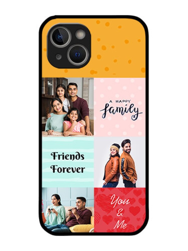 Custom iPhone 14 Plus Custom Metal Phone Case - Images With Quotes Design