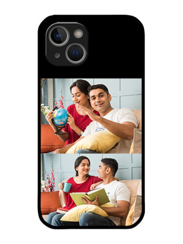 Custom iPhone 14 Plus Custom Metal Phone Case - 2 Images Design