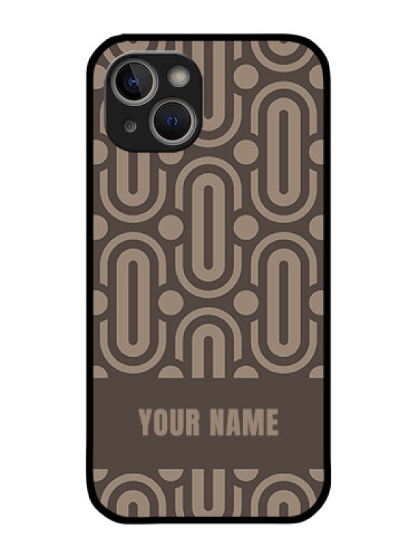 Custom iPhone 14 Plus Custom Metal Phone Case - Captivating Zero Pattern Design