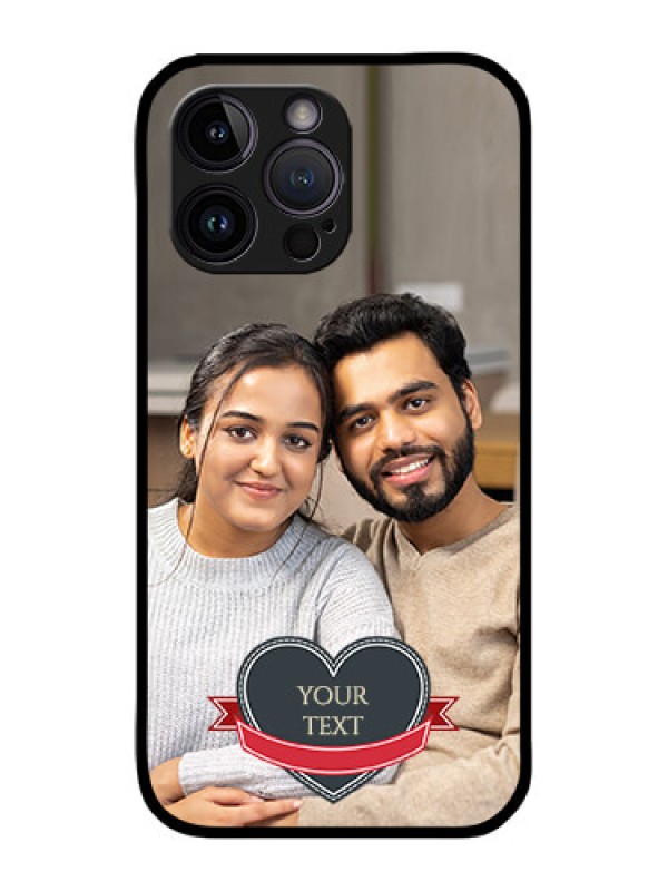 Custom iPhone 14 Pro Max Custom Metal Phone CaseJust Married Couple Design