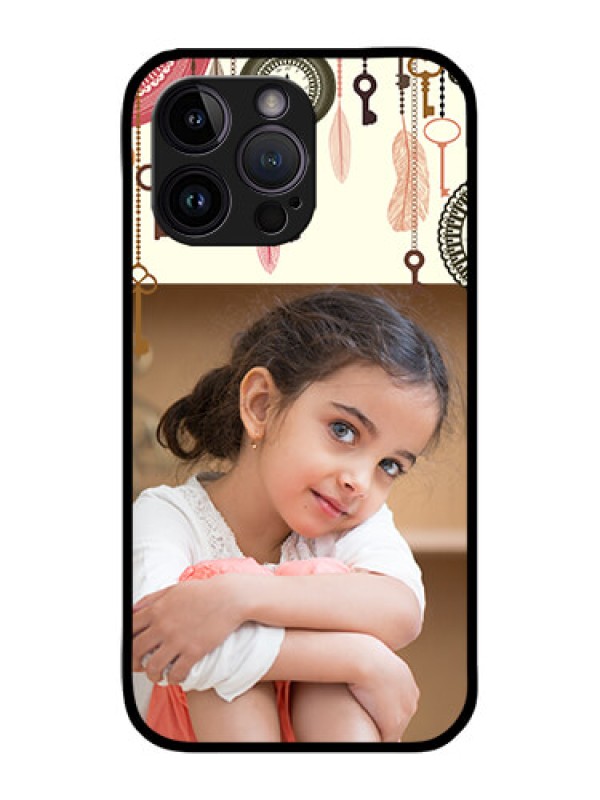 Custom iPhone 14 Pro Max Custom Metal Phone CaseBoho Style Design