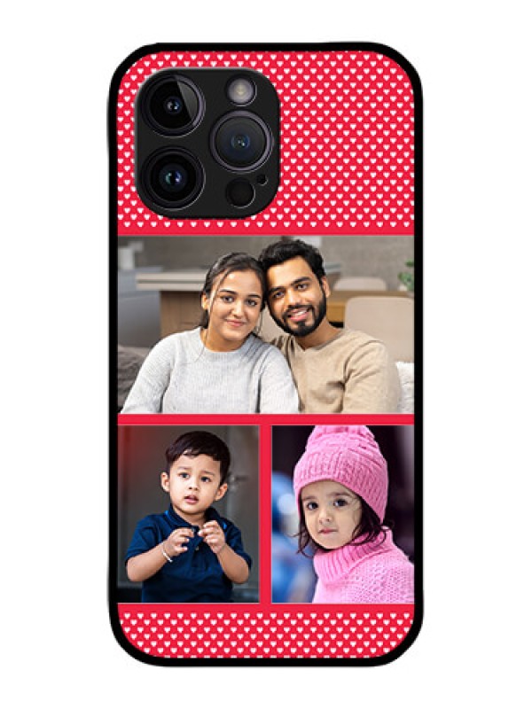 Custom iPhone 14 Pro Custom Metal Phone Case - Bulk Photo Upload Design