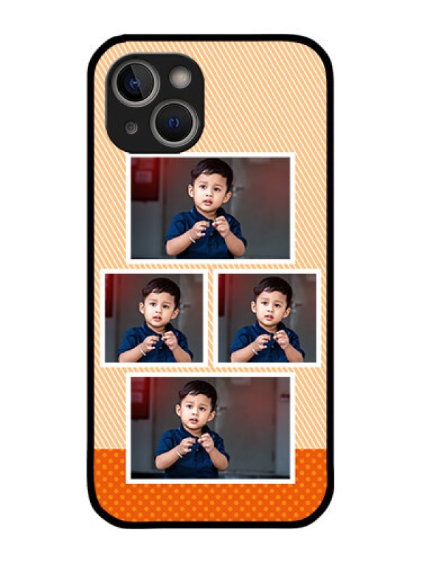 Custom iPhone 14 Custom Metal Phone Case - Bulk Photos Upload Design