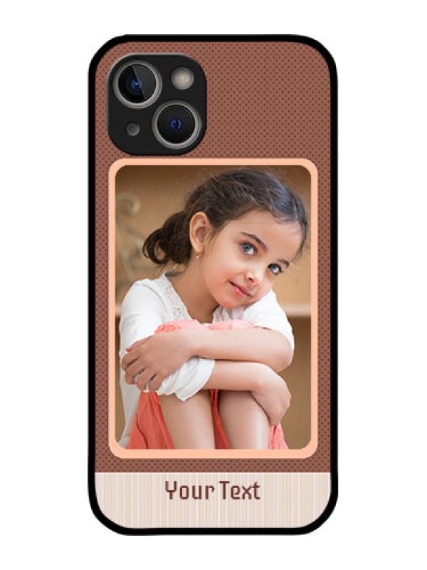 Custom iPhone 14 Custom Metal Phone Case - Simple Pic Upload Design