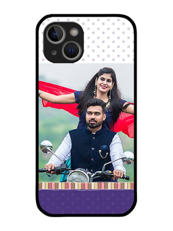 Custom iPhone 14 Custom Metal Phone Case - Cute Family Design