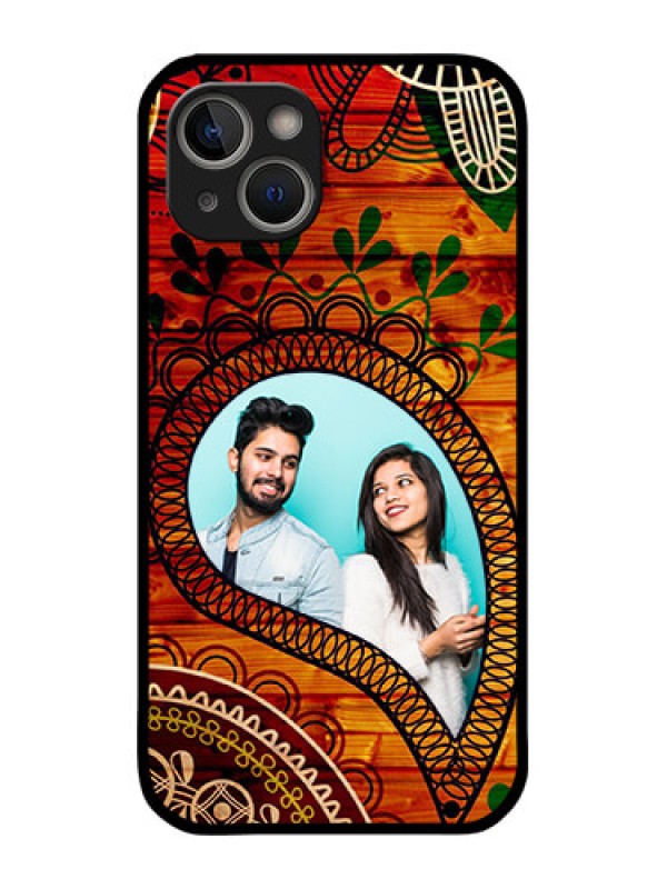 Custom iPhone 14 Custom Metal Phone Case - Abstract Colorful Design