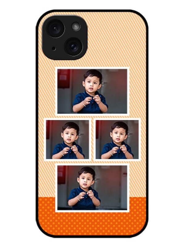 Custom iPhone 15 Plus Custom Metal Phone CaseBulk Photos Upload Design