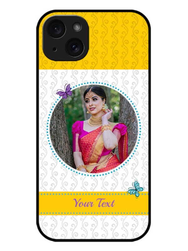 Custom iPhone 15 Plus Custom Metal Phone CaseGirls Premium Case Design