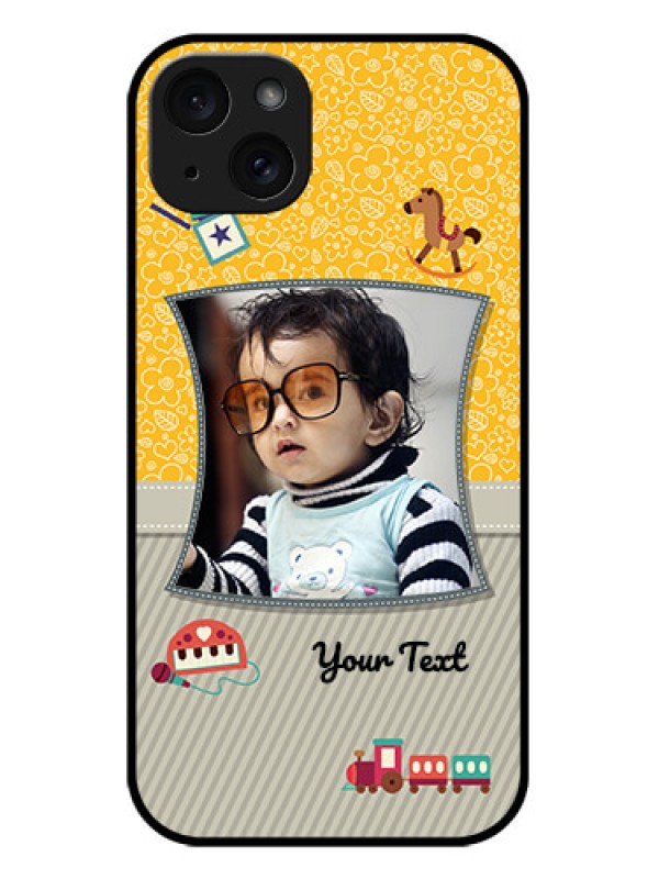 Custom iPhone 15 Plus Custom Metal Phone CaseBaby Picture Upload Design