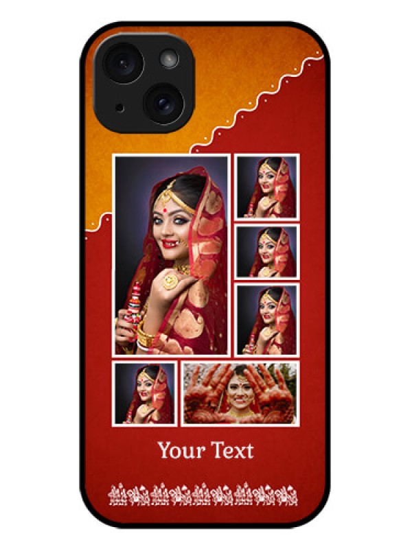 Custom iPhone 15 Plus Custom Metal Phone CaseWedding Pic Upload Design