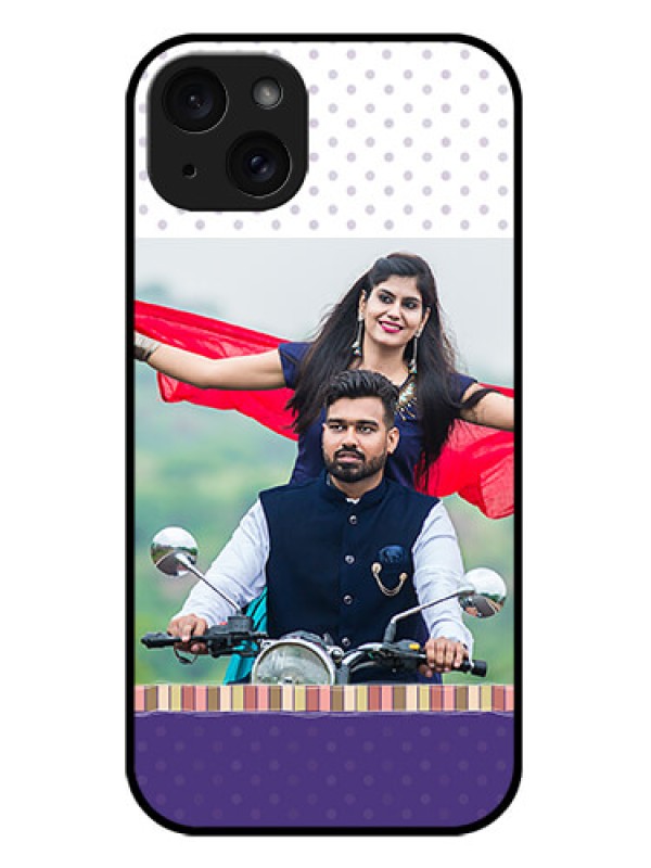 Custom iPhone 15 Plus Custom Metal Phone CaseCute Family Design