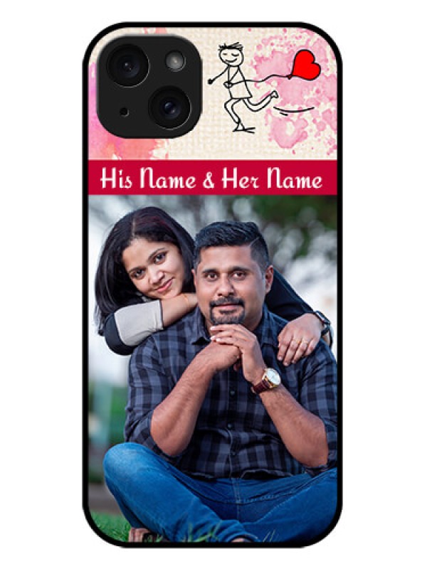 Custom iPhone 15 Plus Custom Metal Phone CaseYou And Me Case Design