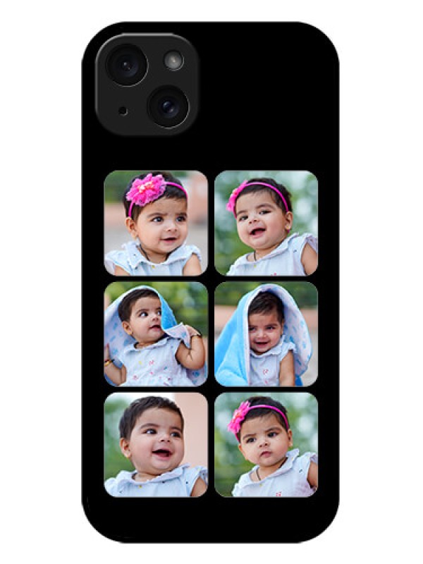Custom iPhone 15 Plus Custom Metal Phone CaseMultiple Pictures Design