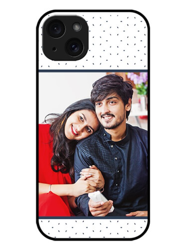 Custom iPhone 15 Plus Custom Metal Phone CasePremium Dot Design