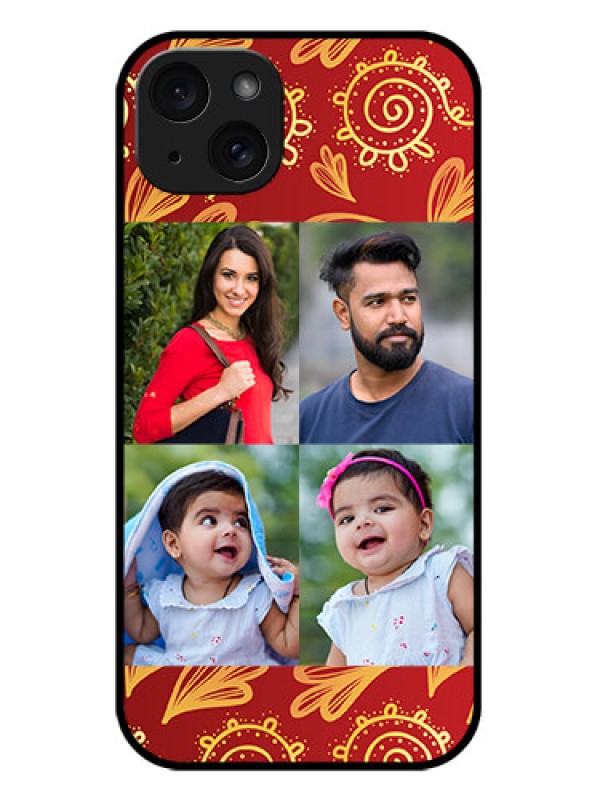 Custom iPhone 15 Plus Custom Metal Phone Case4 Image Traditional Design