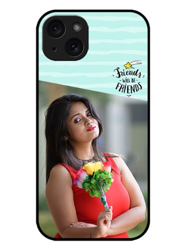 Custom iPhone 15 Plus Custom Metal Phone CaseFriends Picture Icon Design