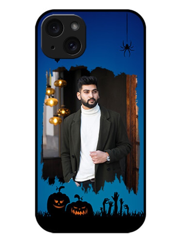 Custom iPhone 15 Plus Custom Metal Phone CaseWith Pro Halloween Design
