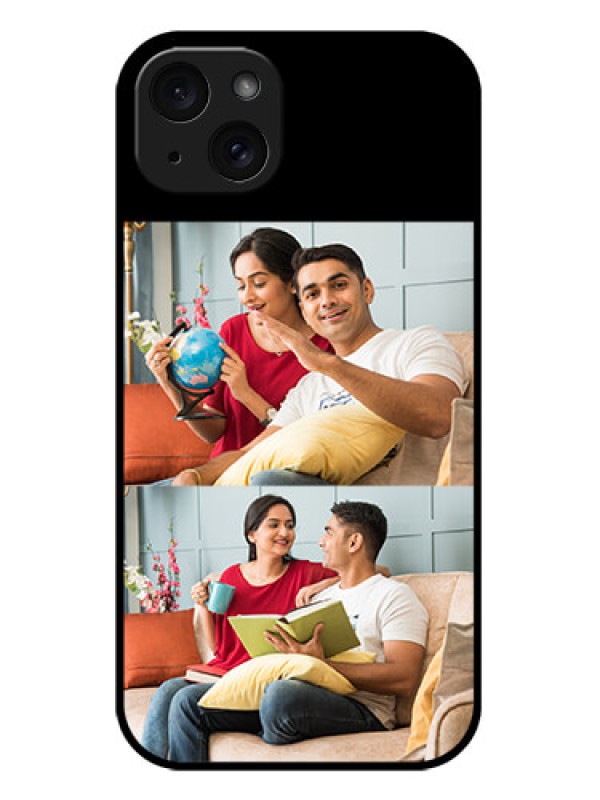 Custom iPhone 15 Plus Custom Metal Phone Case2 Images Design