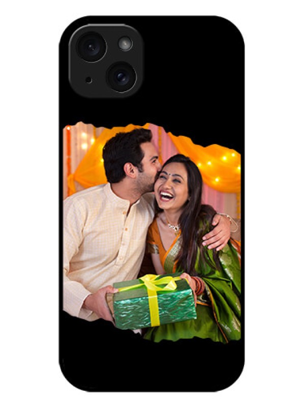 Custom iPhone 15 Plus Custom Metal Phone CaseTear - Off Design