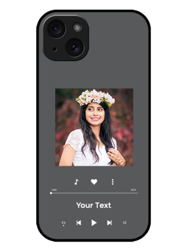 Custom iPhone 15 Plus Custom Metal Phone CasePlay The Music Design