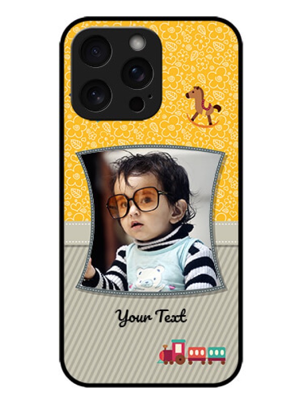 Custom iPhone 15 Pro Max Custom Metal Phone CaseBaby Picture Upload Design