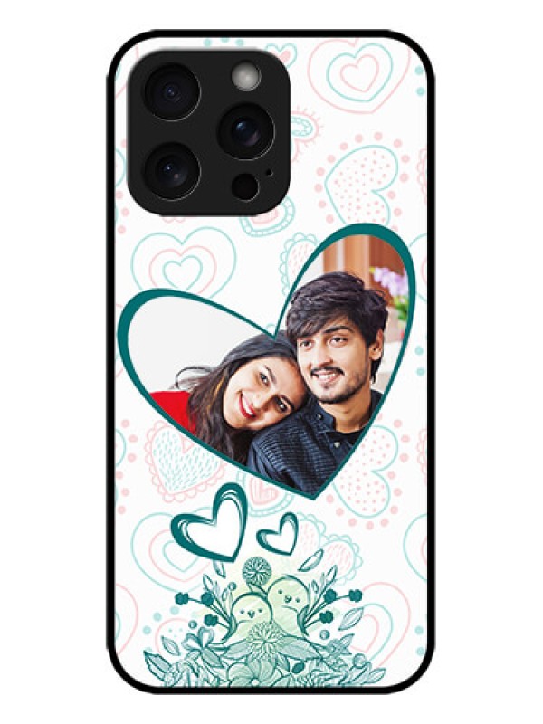 Custom iPhone 15 Pro Max Custom Metal Phone CasePremium Couple Design