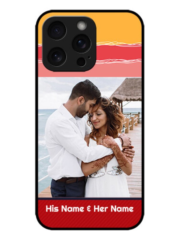 Custom iPhone 15 Pro Max Custom Metal Phone CaseColorful Case Design