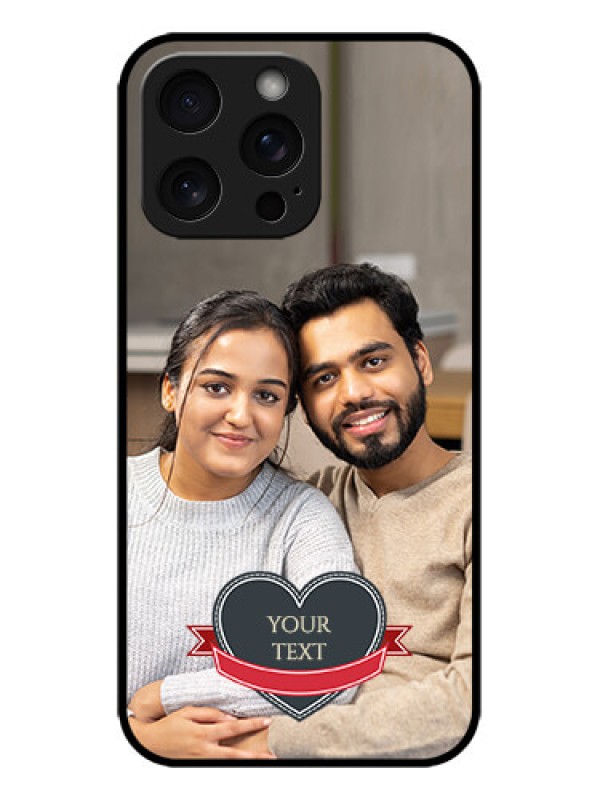 Custom iPhone 15 Pro Max Custom Metal Phone CaseJust Married Couple Design