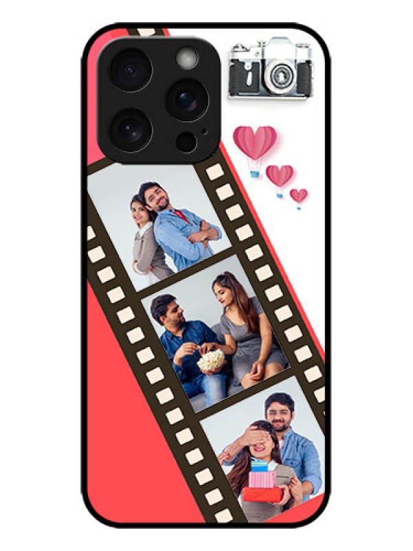 Custom iPhone 15 Pro Max Custom Metal Phone Case3 Image Holder With Film Reel