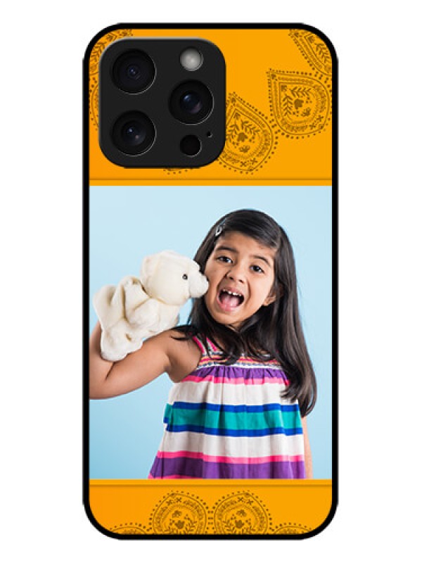 Custom iPhone 15 Pro Max Custom Metal Phone CasePhoto Wedding Design