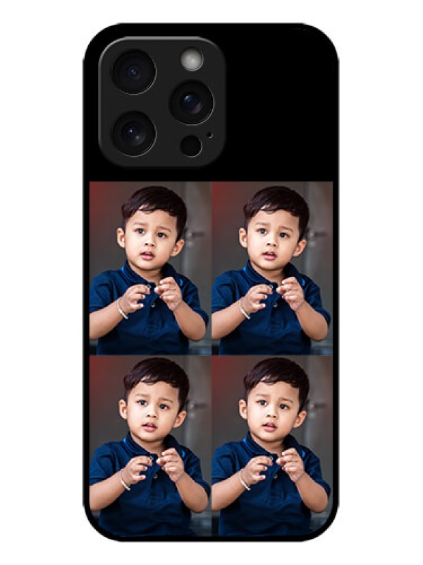 Custom iPhone 15 Pro Max Custom Metal Phone Case4 Image Holder Design