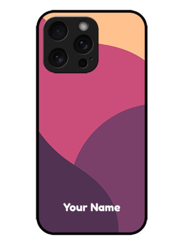 Custom iPhone 15 Pro Max Custom Metal Phone CaseMixed Multi - Colour Abstract Art Design