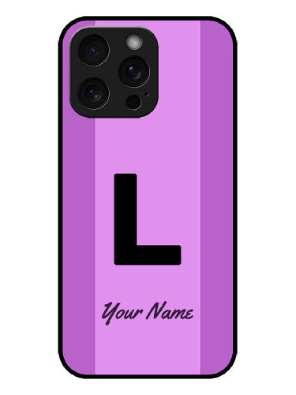 Custom iPhone 15 Pro Max Custom Metal Phone CaseTricolor Custom Text Design