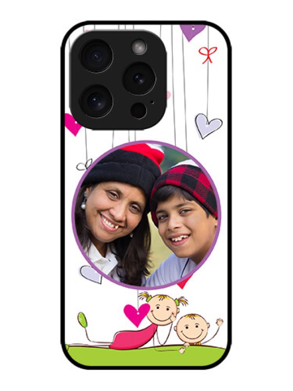 Custom iPhone 15 Pro Custom Metal Phone CaseCute Kids Phone Case Design