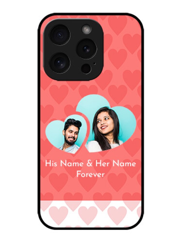 Custom iPhone 15 Pro Custom Metal Phone CaseCouple Pic Upload Design