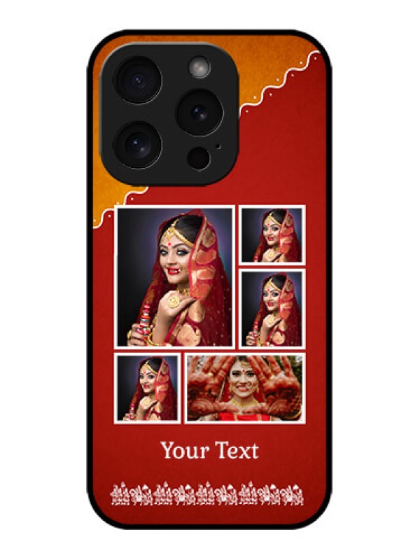 Custom iPhone 15 Pro Custom Metal Phone CaseWedding Pic Upload Design