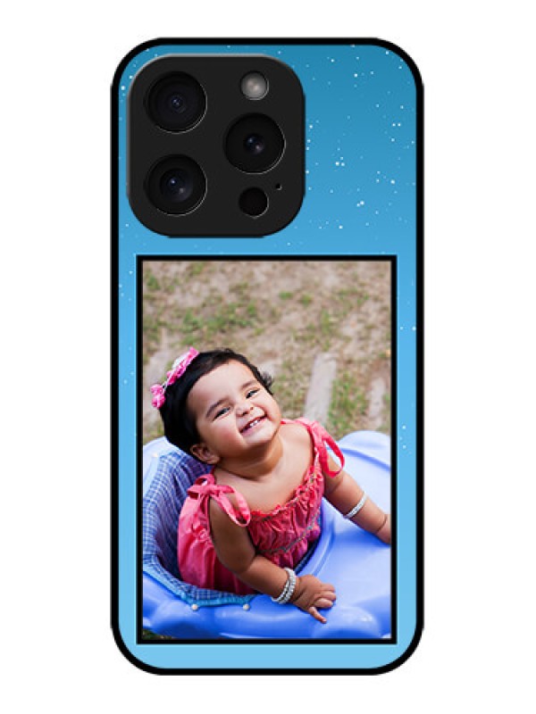 Custom iPhone 15 Pro Custom Metal Phone CaseWave Pattern Colorful Design