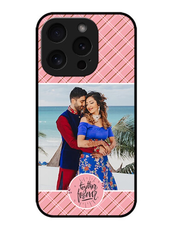 Custom iPhone 15 Pro Custom Metal Phone CaseTogether Forever Design