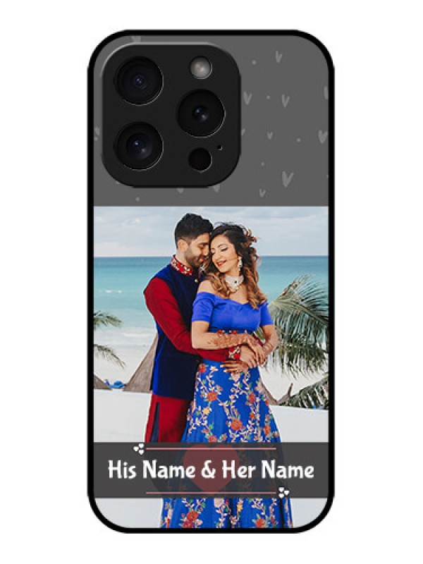 Custom iPhone 15 Pro Custom Metal Phone CaseBuy Love Design With Photo Online