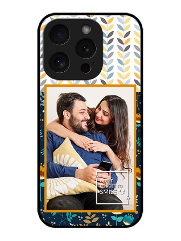 Custom iPhone 15 Pro Custom Metal Phone CasePattern Design