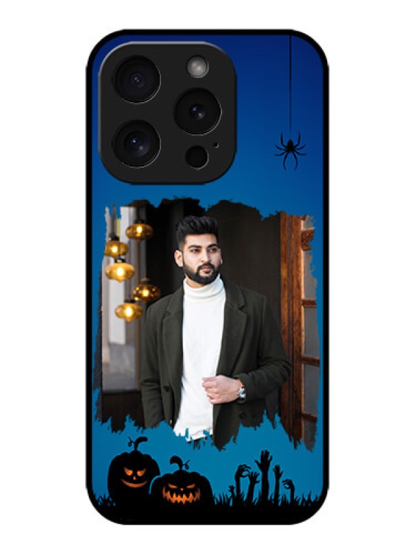 Custom iPhone 15 Pro Custom Metal Phone CaseWith Pro Halloween Design