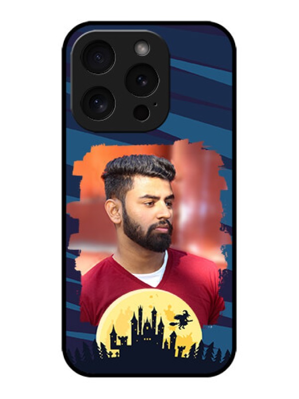 Custom iPhone 15 Pro Custom Metal Phone CaseHalloween Witch Design