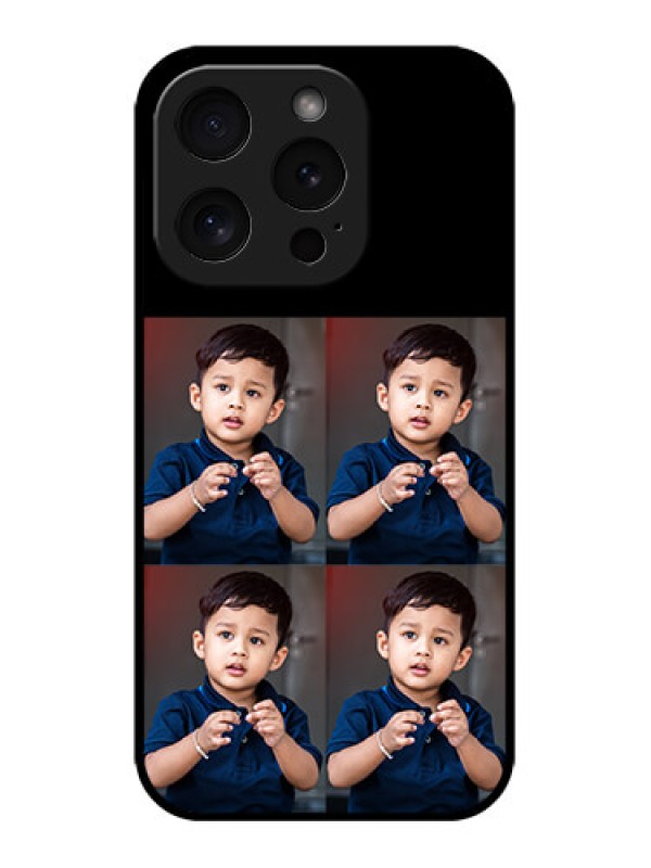 Custom iPhone 15 Pro Custom Metal Phone Case4 Image Holder Design