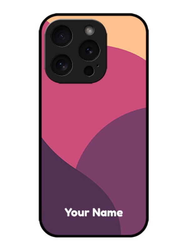 Custom iPhone 15 Pro Custom Metal Phone CaseMixed Multi - Colour Abstract Art Design