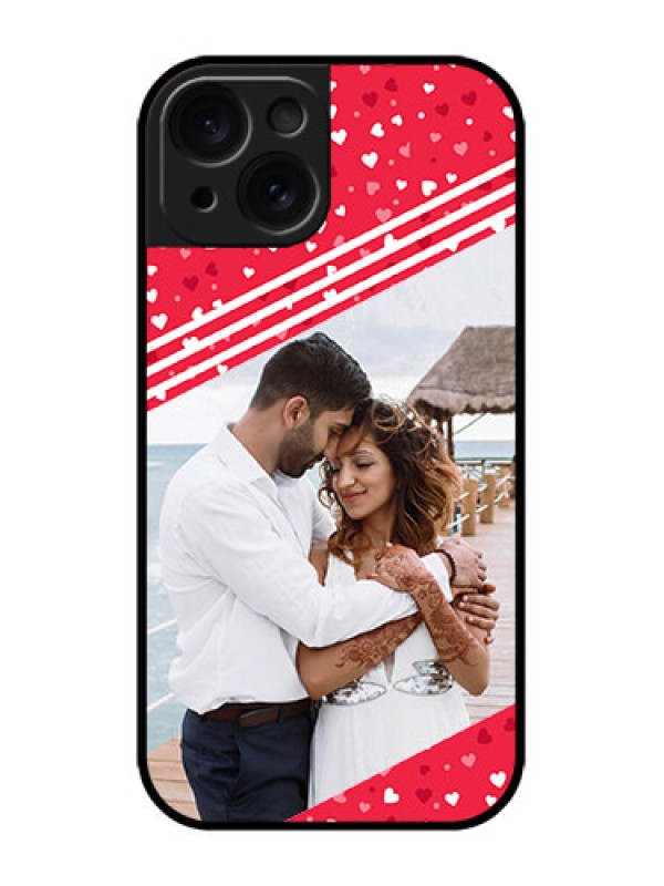 Custom iPhone 15 Custom Metal Phone CaseValentines Gift Design