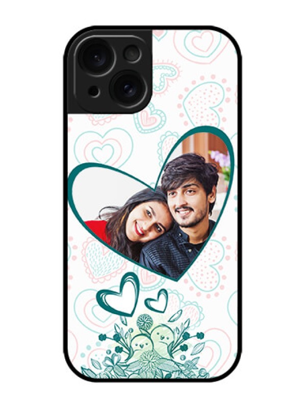 Custom iPhone 15 Custom Metal Phone CasePremium Couple Design